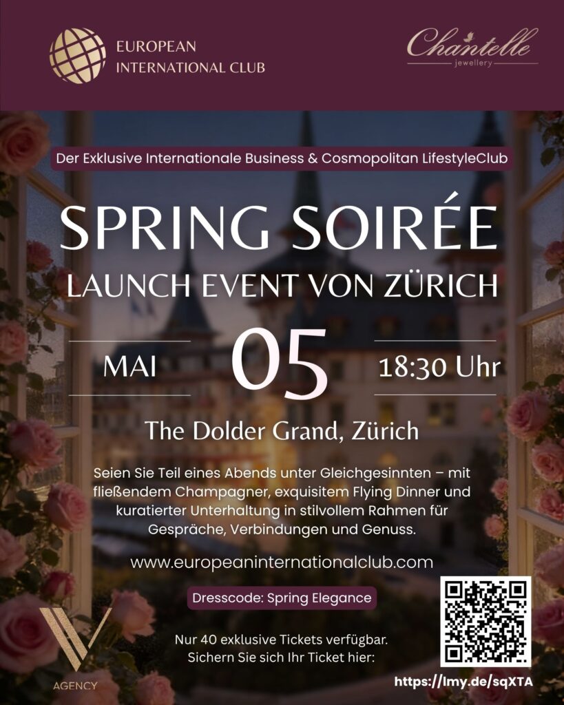 European International Club Launch Event Spring Soirée in Zürich