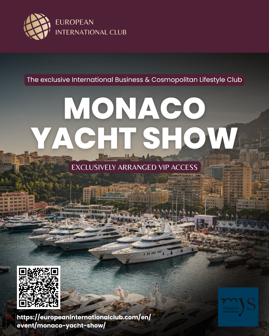 European International club - Monaco Yacht Show