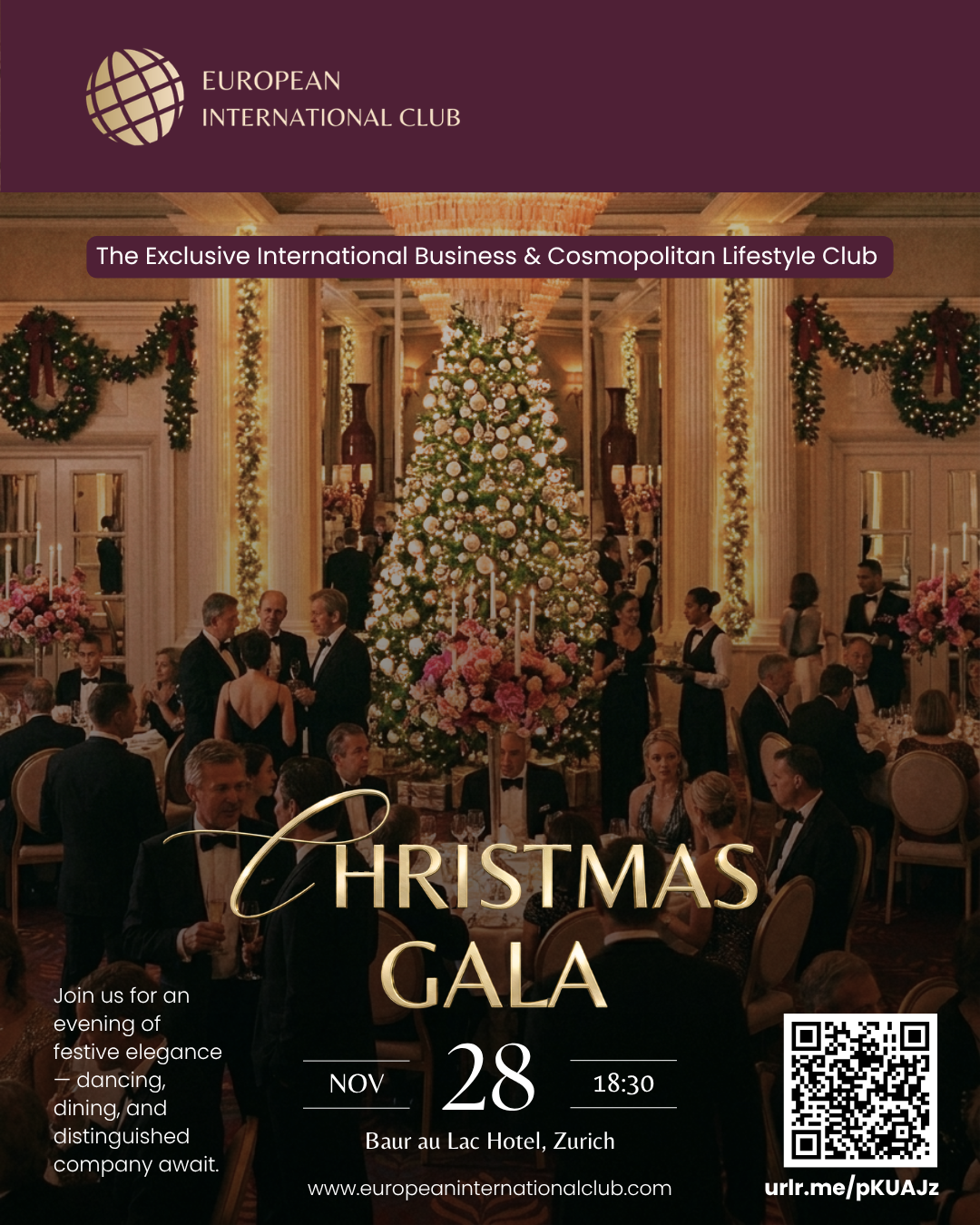 European International Club Christmas Gala Event Cover
